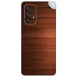 GADGETSWRAP Printed Vinyl Skin Sticker for Samsung Galaxy A53 (5G) - Red Wood Lining