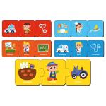 Mini Leaves Multicolor Engineered Wood Mix and Match Puzzle Profession Wooden Puzzle 24 months (Pack of 15)