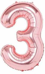 FANEX Solid Foil Birthday Decoratio Number Balloon