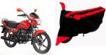 Sheen Red and Black Hero Passion Pro Polyester Two Wheeler Cover