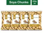 Trinetra Soya Chunks 1 kg (250g X 4 Pack)