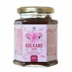 Vanalaya Natural Organic Gulkand Prepared Using Sun Cooked Damask Rose & Cardamom 300Gm