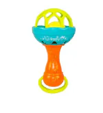 Globular Colorful Rattle Toy for Baby Soft One Hand Bell Made in Safe Non-Toxic, Attractive Rattle