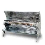 REMSON PRIME Single Rod Room Heater 1000 Watts | Nickle Plated Protective Mesh and Reflector | Powder Coated Body | Nichrome Wire Element | Adjustable Legs | (Steel, ISI Approved)