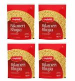 Bhujialalji Bikaneri Bhujia | Rajasthani Bhujia Namkeen with Dew beans,gram flour and indian Spices | All time favourite indian snacks/Namkeen | Ready to eat | No Preservatives ( pack of 4 ) 4kg.