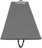 Strauss Black Rexine Yoga Mat