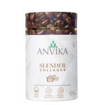 ANVIKA Slender Collagen with 100% Arabica Coffee & Marine Collagen Peptides for Weight Management | Plant-Based Collagen Coffee for build Muscle, Improve Joints & Achieve Weight Loss Goals |Visible Results in 3 Months - ( Pack Of 3 )