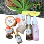 Ekoham HEMP ESSENTIAL OIL Skin Care Combo Kit-Body Polishing & Relaxing Spa