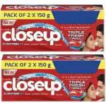 Closeup Everfresh+ Red Hot Gel Toothpaste 150 g (Pack of 4)