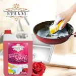 VARUNDA 1 LTR dish wash Liquid Detergent Dish Cleaning Gel Dish Cleaning Gel Dish Cleaning Gel Soap Liquid Kitchen Sink Cleaner Cleaning Dish Wash Liquid (pink rose, 1 L)