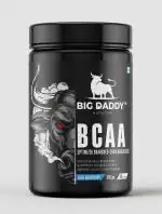 BIGDADDY Nutrition BCCA Supmlement for Workout For All Gender| Athletes, Sports, Fitness Enthusiasts BCAA Blue Raspberry300gram