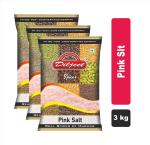 Diljeet Spices 3Kg Himalayan Pink Salt |Premium Sendha Namak (1Kgx3)