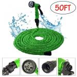 KHODAL ENTERPRISE 50 feet hose pipe rubber hose flexible hose heavy duty hose hose nozzle soaker hose irrigation hose high pressure hose kink free hose garden hose (50 FEET)