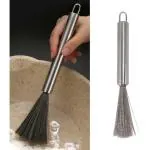 MOLTERA Stainless Steel Pots Pans Cleaning Brush Steel Scrubber for Kitchen Dishes Pots Pans Sink Cleaning Steel Scrubber, Steel Scrubber Brush 1 pcs