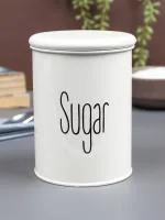 Market 99 Sugar Kitchen Jar, Food Storage Canister, Container Off White - 900 Ml
