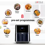 HAFELE Noil Lite 4.5L Digital Air Fryer with RapidAir Technology & Touch Panel, 8 Pre-set Menu, 1500W.