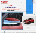 CHROME FINISH MIRROR GARNISH/COVER FOR CRETA 2020