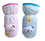 Manan Shopee Kids Multicolor Cotton Blend Feeding Bottle Cover (Pack Of 2)