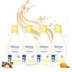 Softsens Tear Free Gentle Cleansing Shampoo With Orange And Castor Oil For Babies 200ml Pack Of 4