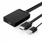 UGREEN 40238 HDMI(M)+USB(M) To DisplayPort(F) Converter 4K*2k 0.5m