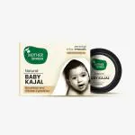 Mother Sparsh 100% Natural Baby Kajal with Zero Lead Content, Irritation Free & Safe for Newborn Babies, with Almond & Pure Cow Ghee, Nourishes & Thicken Baby Eyelashes - 5gm