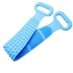RBGIIT Silicon Bath Body Massager Scrubber Douuble Side Belt Bathroom Body Cleaner Scruber Pad AS Like sponges SB-290