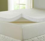 PumPum White Double Size HR Soft Foam Mattress Topper 78 inch x 48 inch