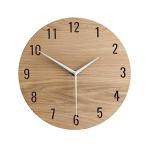 Style Works Modern Clock, Natural Oak Wood Clock, Wooden, Wall Clock, Minimalist Clock