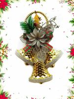 CraftVatika Christmas Hanging Jingle Bells for Xmas Tree Christmas Decoration