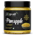 FROZEN NUTS Pineapple Candy | Sweet Pineapple Candy | Mouth Freshner| Mukhwas| Natural Khatti Meethi Pineapple Candy Jar Pack (900g)