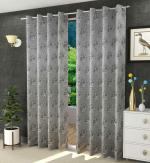 FRESH FROM LOOM Curtains for Door 9 Feet Long | Latest Big Window Curtain Premium Polyester Weaved Parda | Latest Modern Parde for Living Room Bedroom | Home Office Jacquard Screens (Coffee, 1pc)