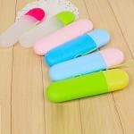 JYNXE Portable Toothbrush, Tongue Cleaner Holder,Carry Case Storage Box ( Multicolour Pack Of 6)