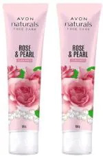 Avon Rose And Pearl Cleanser 100 gm, Each - Pack Of 2