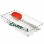 INKULTURE Transparent Drawer Storage Box Ideal for Organizing Kitchen Drawers, Offices, Desks, Kitchen Utensils, Cosmetics and Bathrooms (9705)
