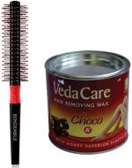 Buy Tya Simple Hair Brush Veda Care Removal Choco Wax - 600 G (Set Of 2)