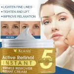 KURAIY Beautiful 5 Seconds Wrinkle Remover Instant Firmly Anti Aging Moisturizing Remove Fineline Face Cream Beauty Skin Care 50G
