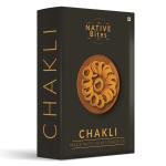 VIJAYA Native Bites Authentic Chakli, 360g (Pack of 2, 180g each) - Crispy Indian Snack, Homemade, Sunflower Oil, No Preservatives