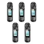 Robustt Alcohol Tester |Portable Alcohol Testing Machine |LCD Digital Display Breath Analyzer Alcohol Meter for Personal & Professional Use |No mouth touch Alcohol tester (Model-3), Pack of 5