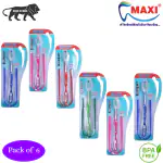 MAXI Expert Toothbrush & Tongue Cleaner-Oral Hygiene Kit (Pack of 6)