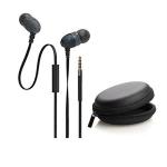 Ionix Black In-Ear Wired Earphones with 3.5 mm Jack