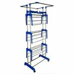 SUNDEX Blue Steel Floor Cloth Dryer Stand India