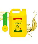 Aswadh Pure coconut oil 5kg used for cooking, skin care and hair care