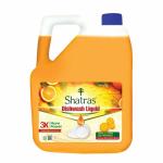 Shatras Orange Dishwash Liquid - 5L || Dish Cleaning Liquid Gel with German Technology - Active 3X More Power Molecules Leaves No Residue, Grease Cleaner For All Utensils