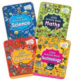 STEM Activity Books Pack A set of 4 Books Paperback 256 Pages