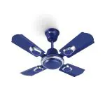 PROLIFE Optima Deco 600 mm 4 Blade Ceiling Fan  (Anti Dust | Metallic Blue | Pack of 1)