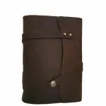 pranjals house Brown Leather Handcrafted Diary 100 Pages
