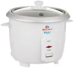 Bajaj MAJESTY RCX1, 200W, 400ml Rice Cooker, White