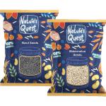 Nature's Quest Seeds Combo 1800 g (Pack of 2 Each 900Gms ) | Basil Seeds | Watermelon Seeds