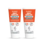 Insect Repellent Sunscreen SPF 30 for Trekking & Outdoors | Water & Sweat Resistant | Lavender & Citronella for All-weather Mosquito, Bug Defense | Zinc Oxide, Titanium Dioxide & Niacinamide for Sun Protection | 50gm Each (pack of 2)