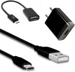Webilla Wall Charger Accessory Combo For Xiomi Mi (Black)
